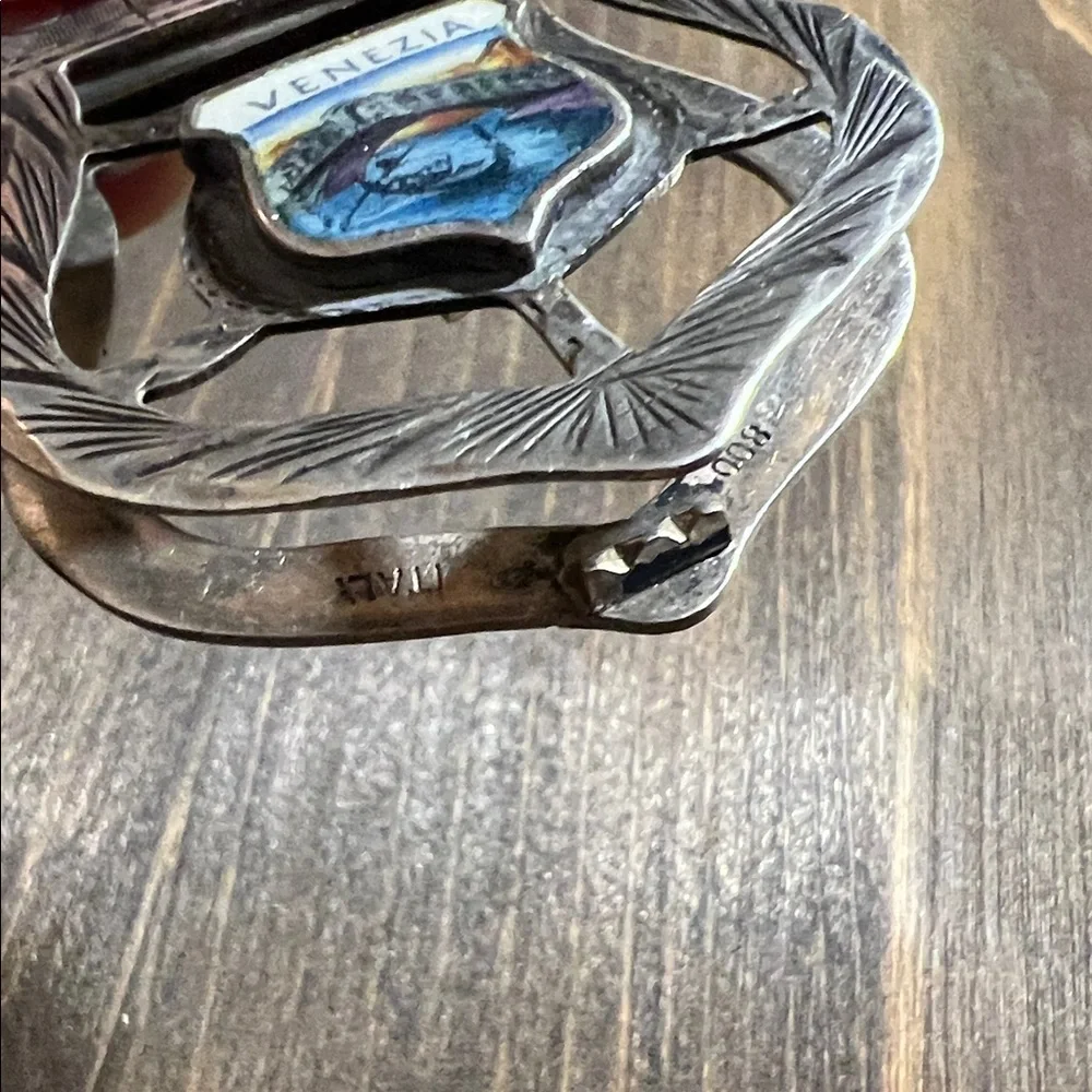 Venezia 800 Sterling Silver Hand Crafted Money Clip from Venezia Italy 🇮🇹